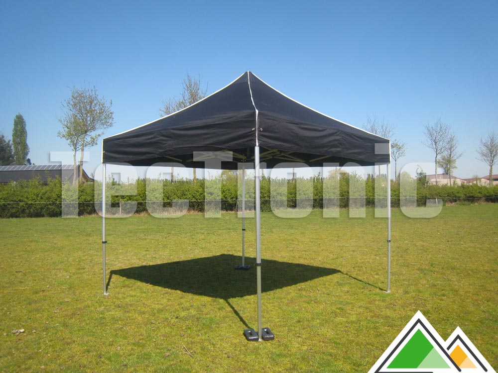 Easy-up tent zwart